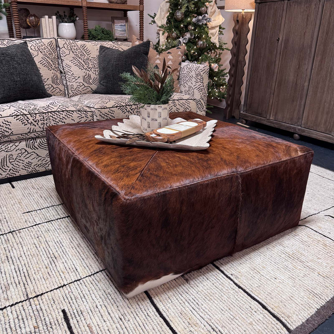 Arlo 42" Leather Ottoman