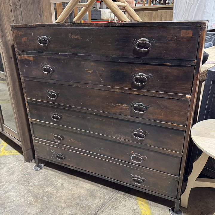 Bradley Dark Brown 6 Drawer Chest
