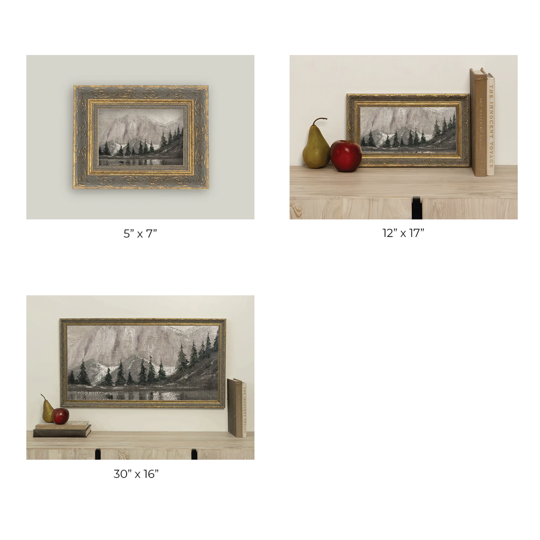 Muted Pine & Lake