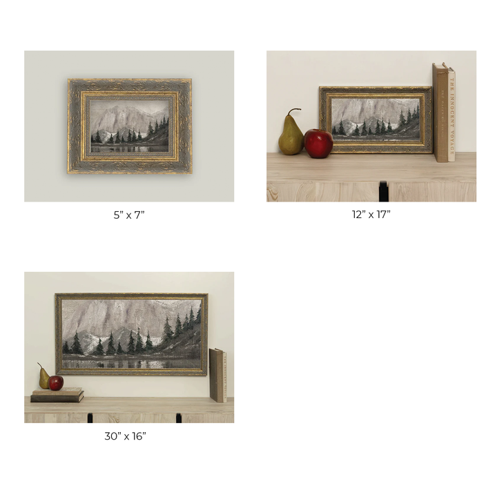 Muted Pine & Lake