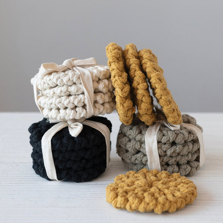 S/4 Crochet Coasters