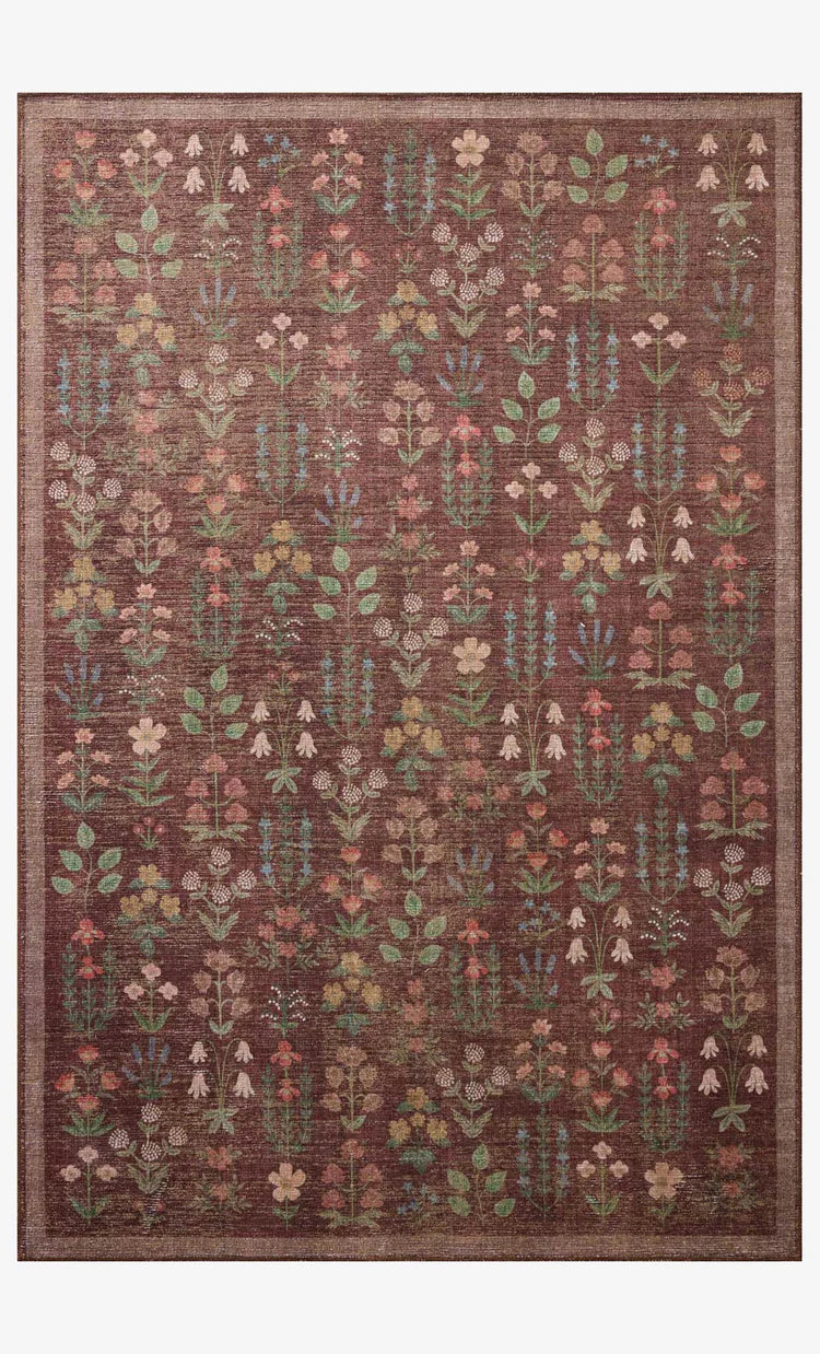 Edinburgh Rug Merlot/Multi
