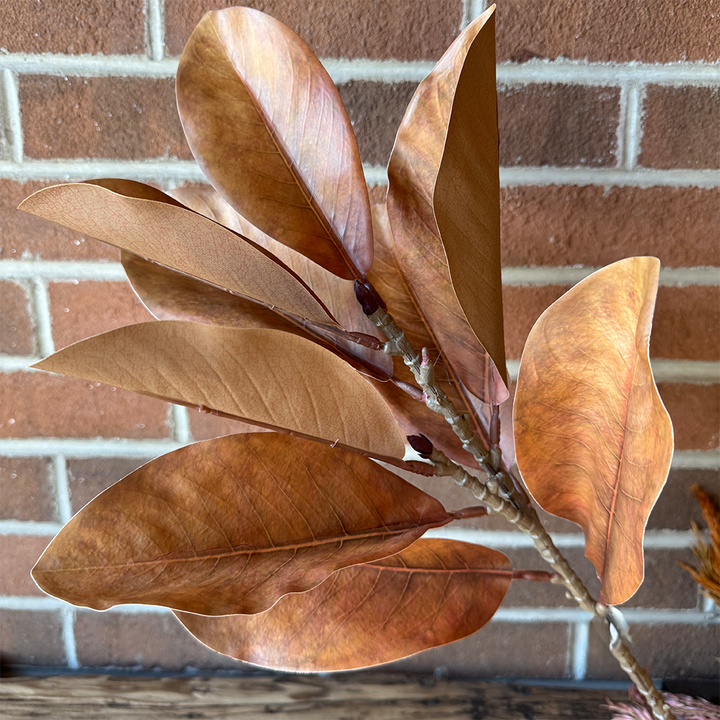 22" Magnolia Leaf Spray