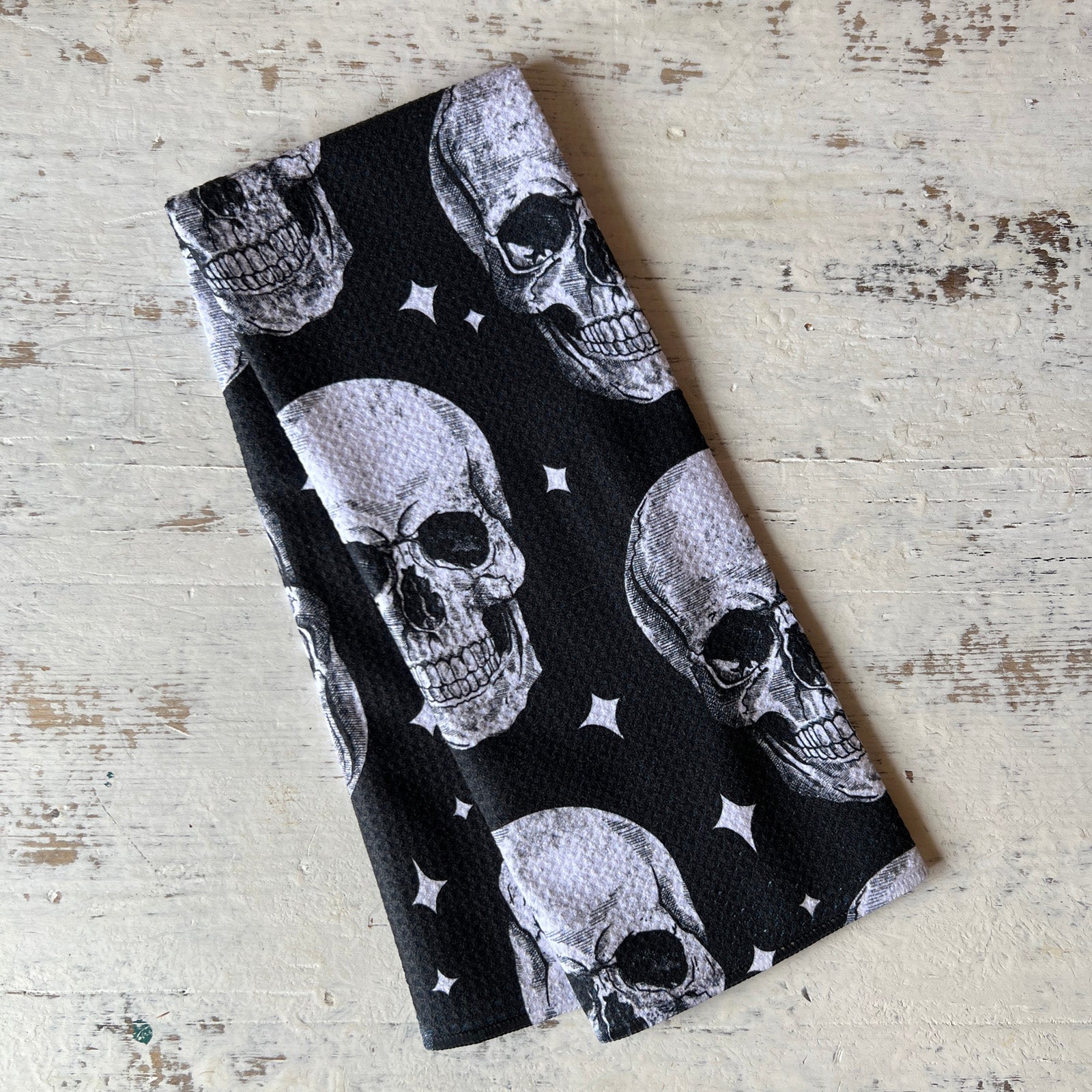 Skulls Tea Towel