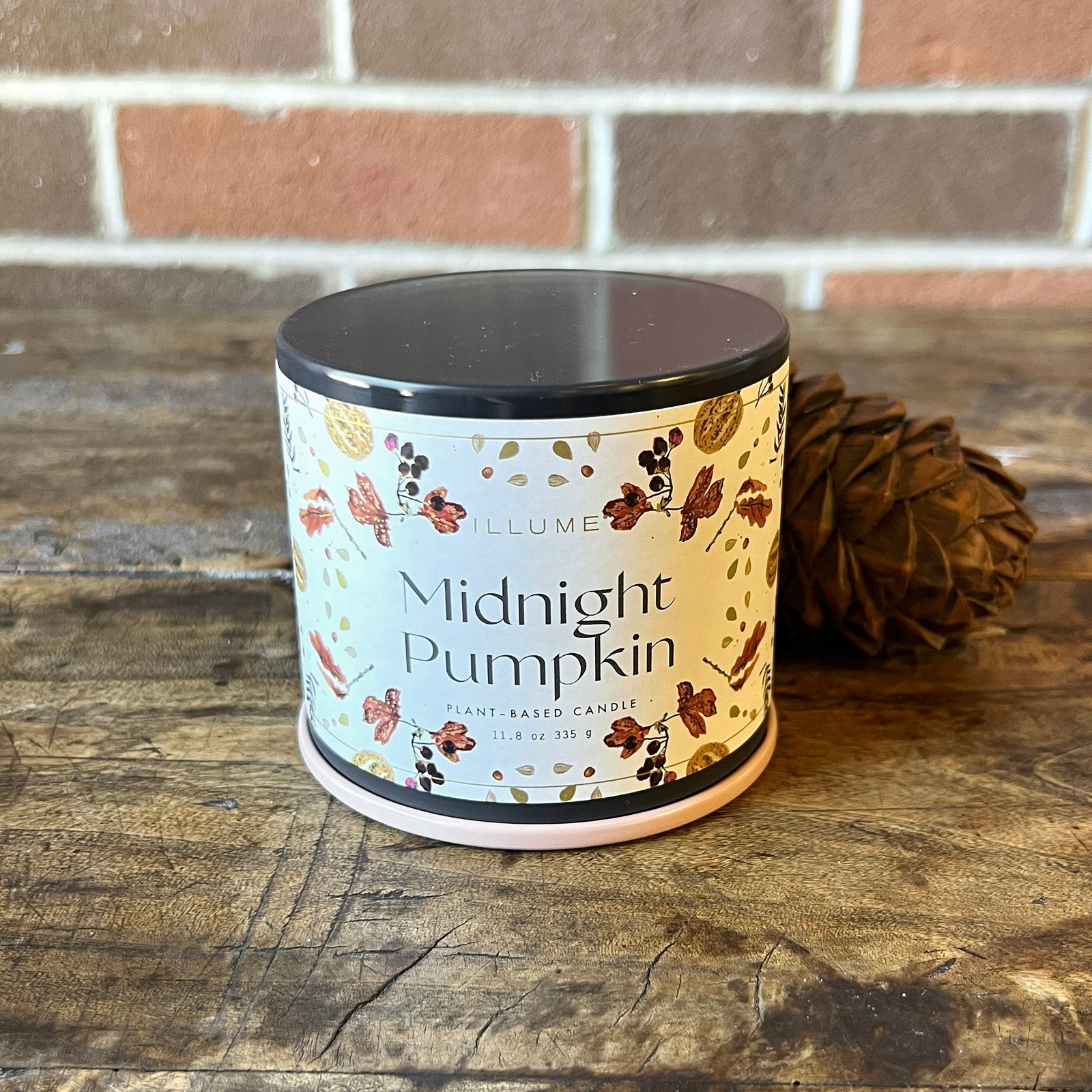 Tin Candle - Midnight Pumpkin