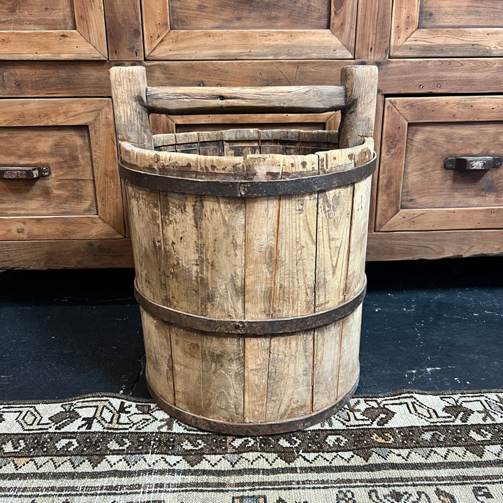 Antique Wooden Bucket