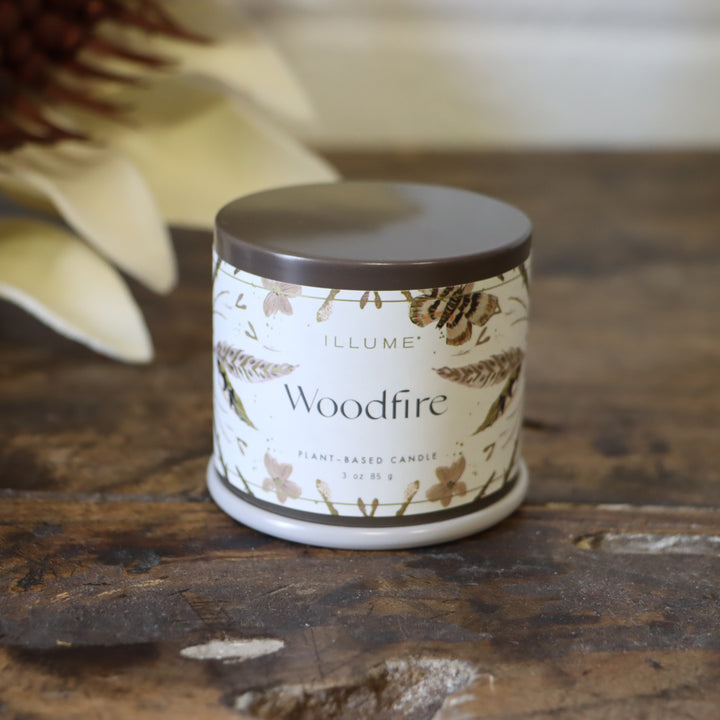 Vanity Tin Candle - Woodfire