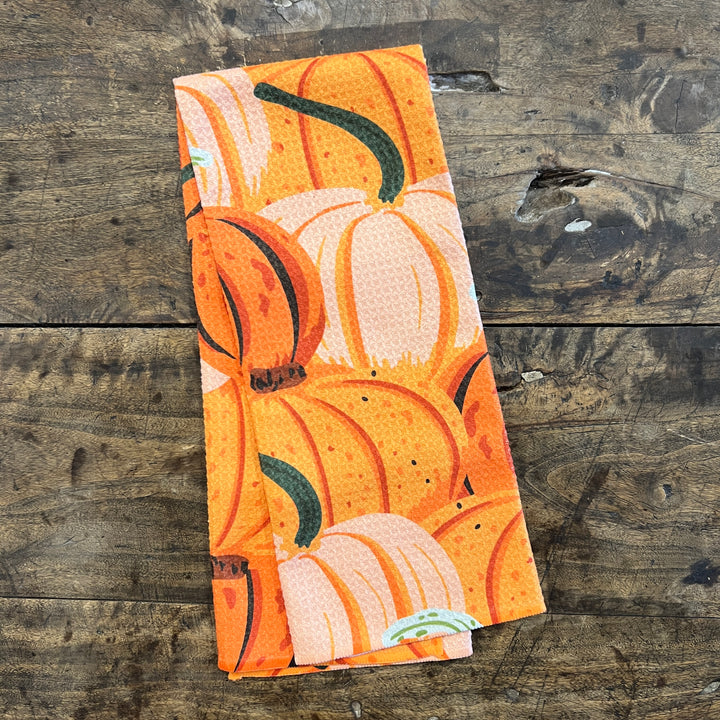 Rows of Gourds Tea Towel
