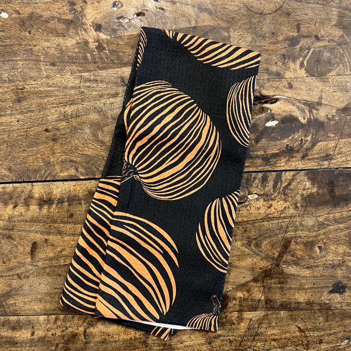 Pumpkin Noir Tea Towel