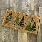 Christmas Tree & Star Doormat