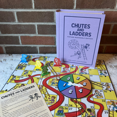 Vintage Bookshelf Board Game - Chutes and Ladders