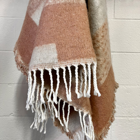 Dusty Rose Throw