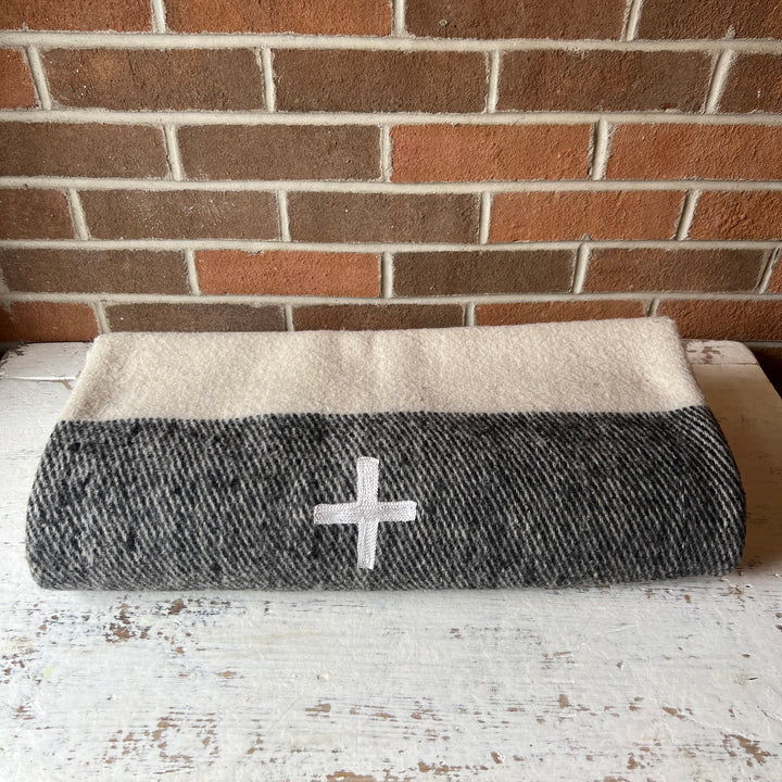 Swiss Army Wool Blanket - Cream