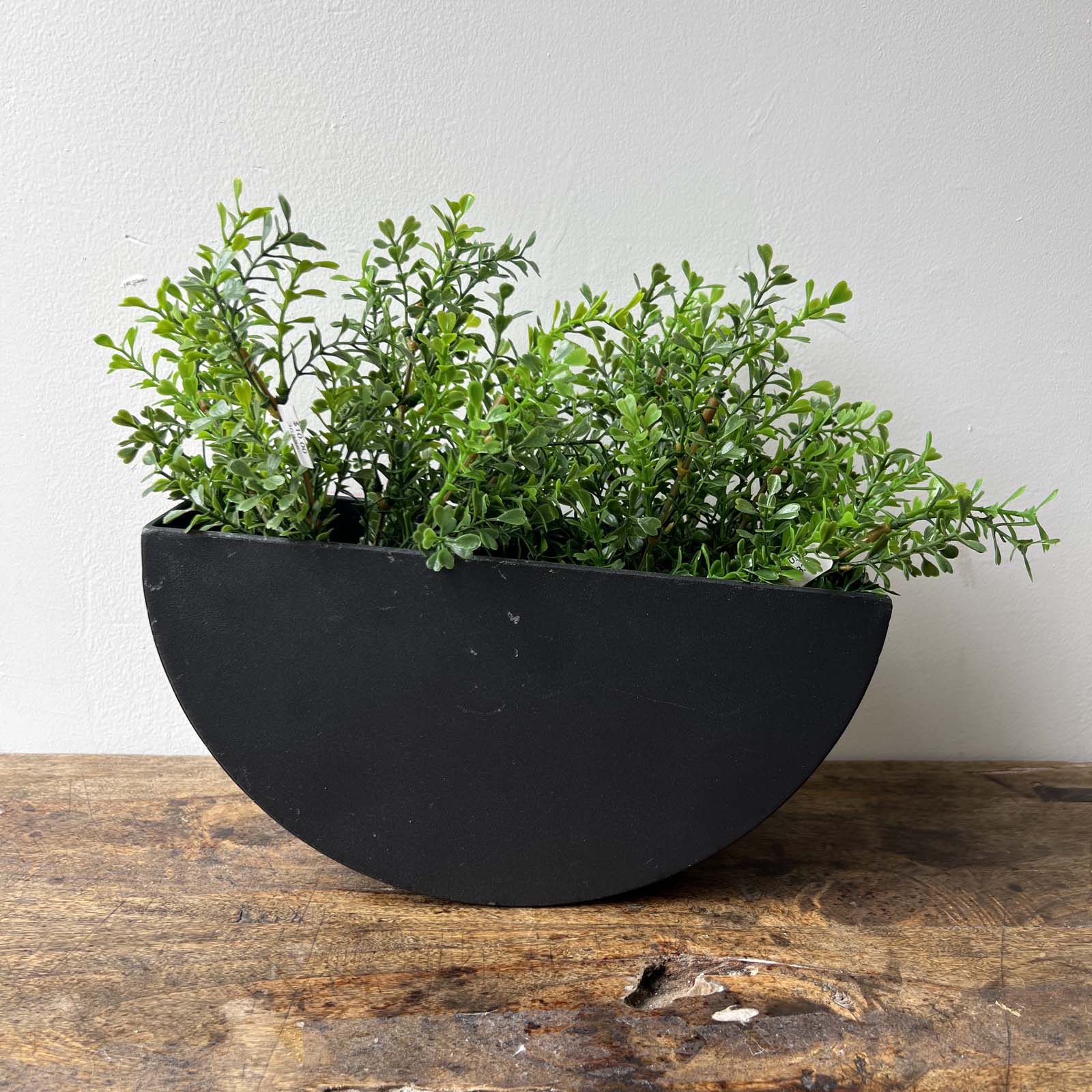 Black Metal Wall Planter