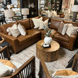 Hanley Leather Sectional