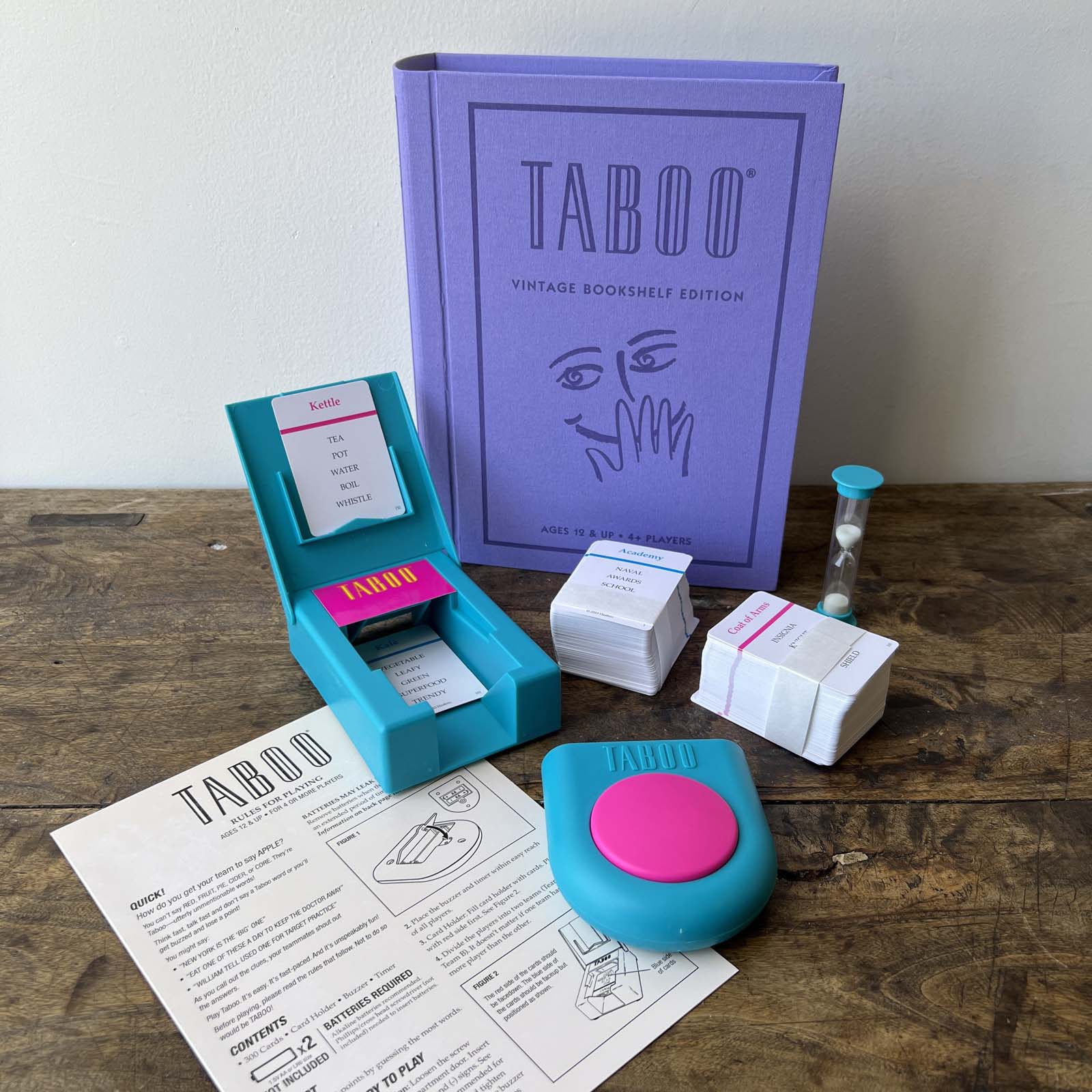 Vintage Bookshelf Board Game - Taboo