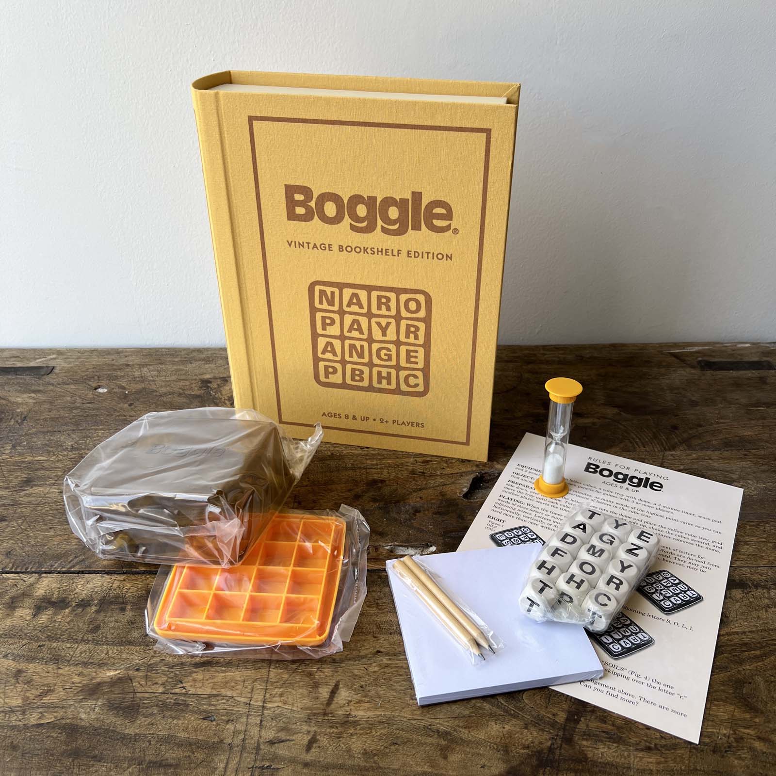 Boggle Game Empty Rack Vintage Bookshelf Board Game- Boggle – Trove Warehouse