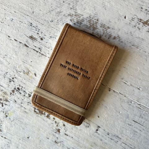 Mini Leather Journal - One Good Thing