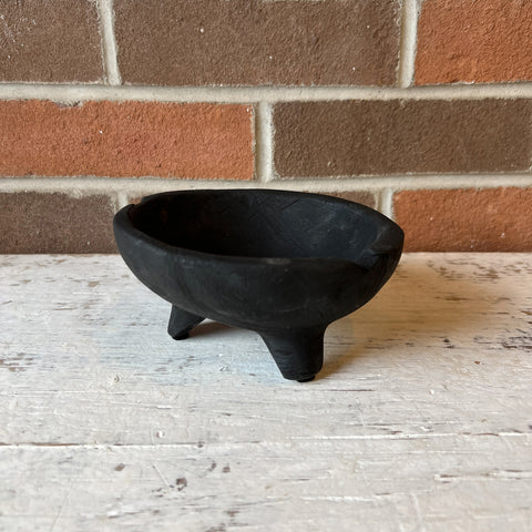 Black Teak Bowl