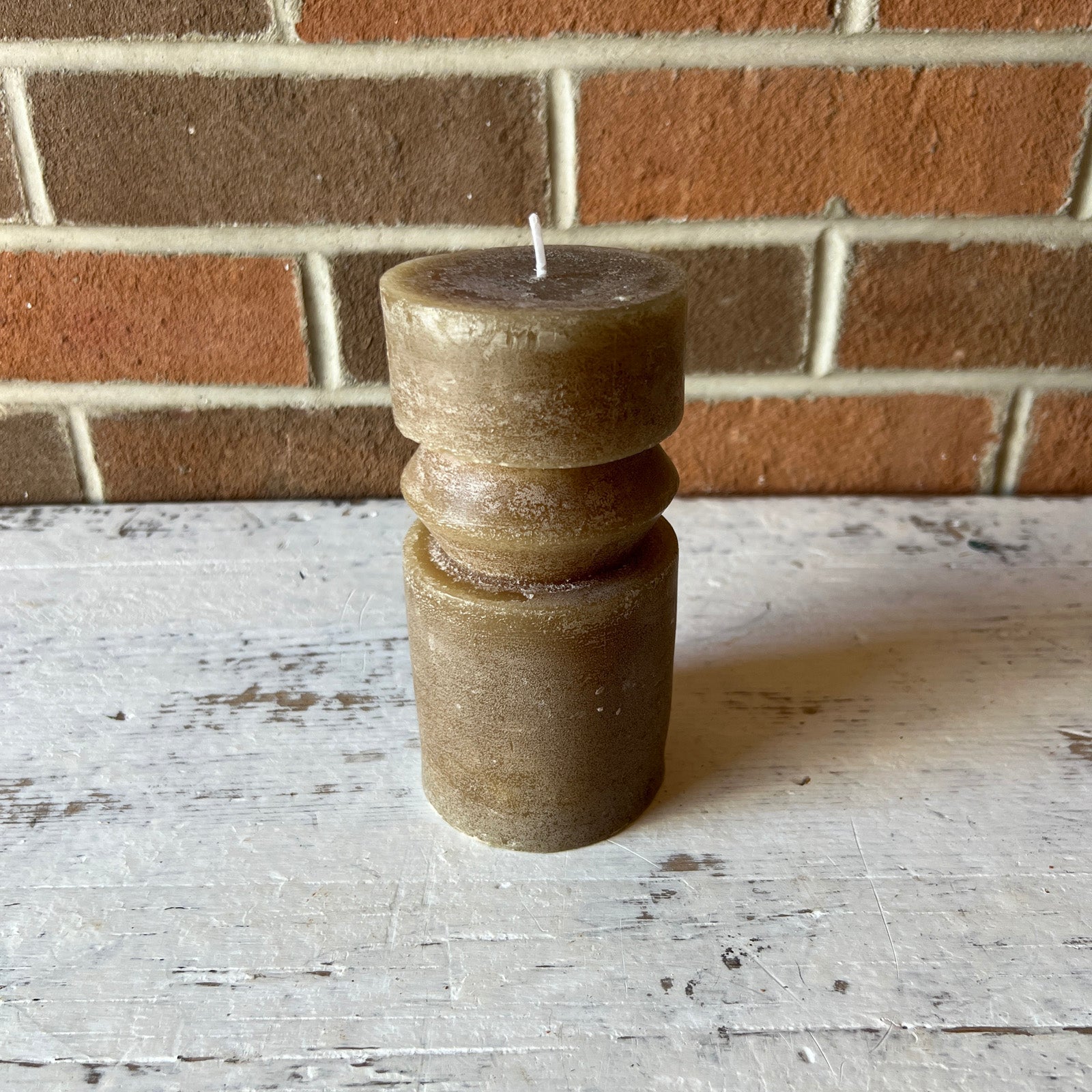 PILLAR CANDLE - OLIVE