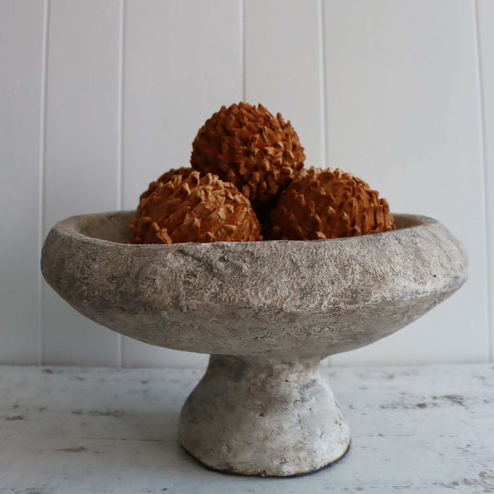 4.5" Leaf Ball Ornament