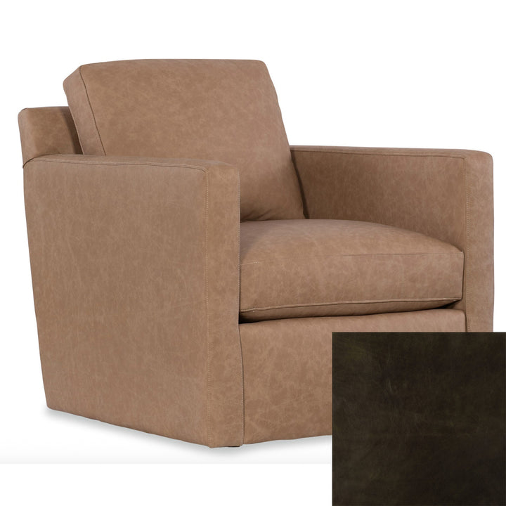 Letto Leather Swivel Chair