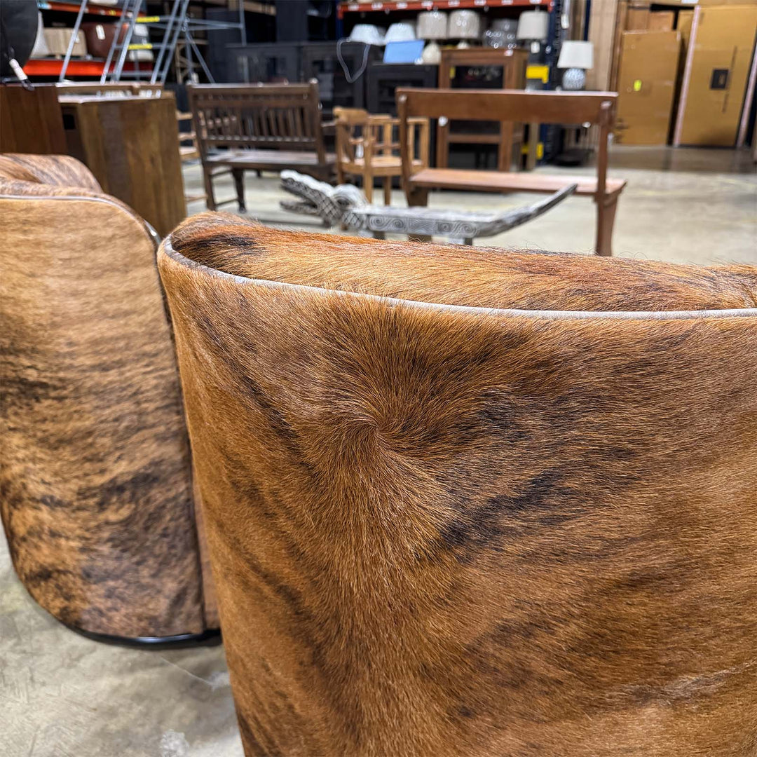 Mavis Leather Swivel Chair
