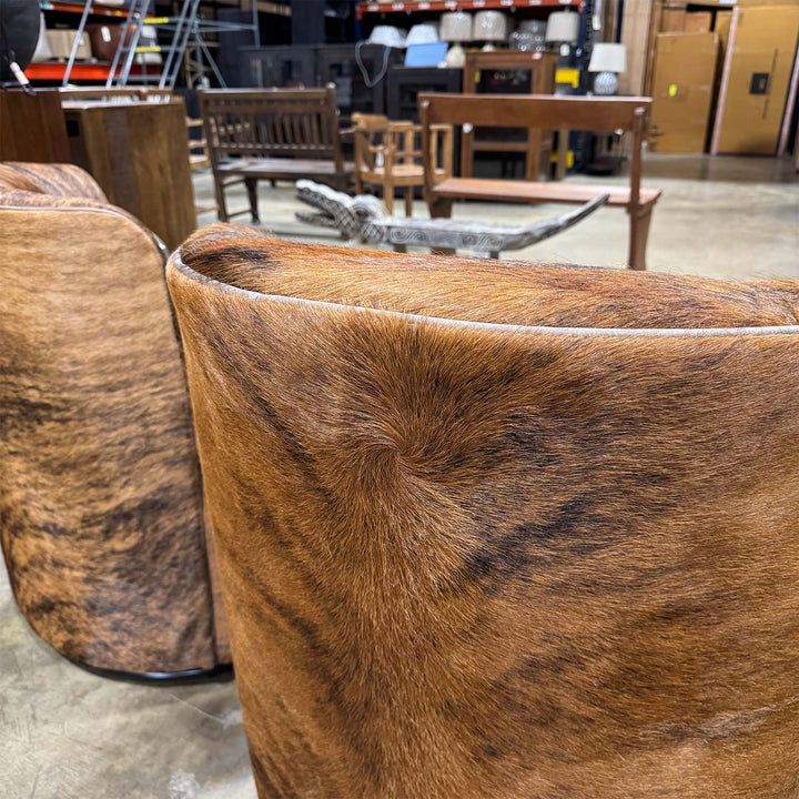 Mavis Leather Swivel Chair