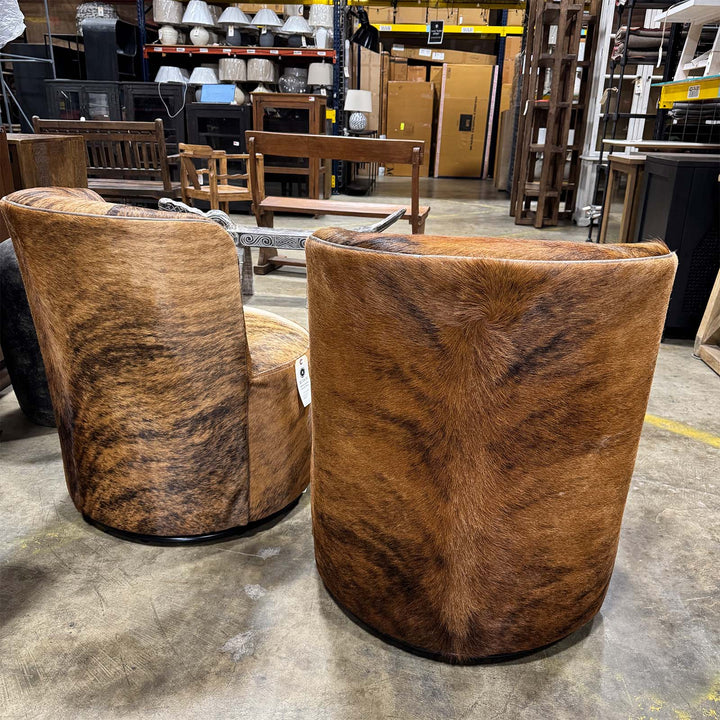 Mavis Leather Swivel Chair