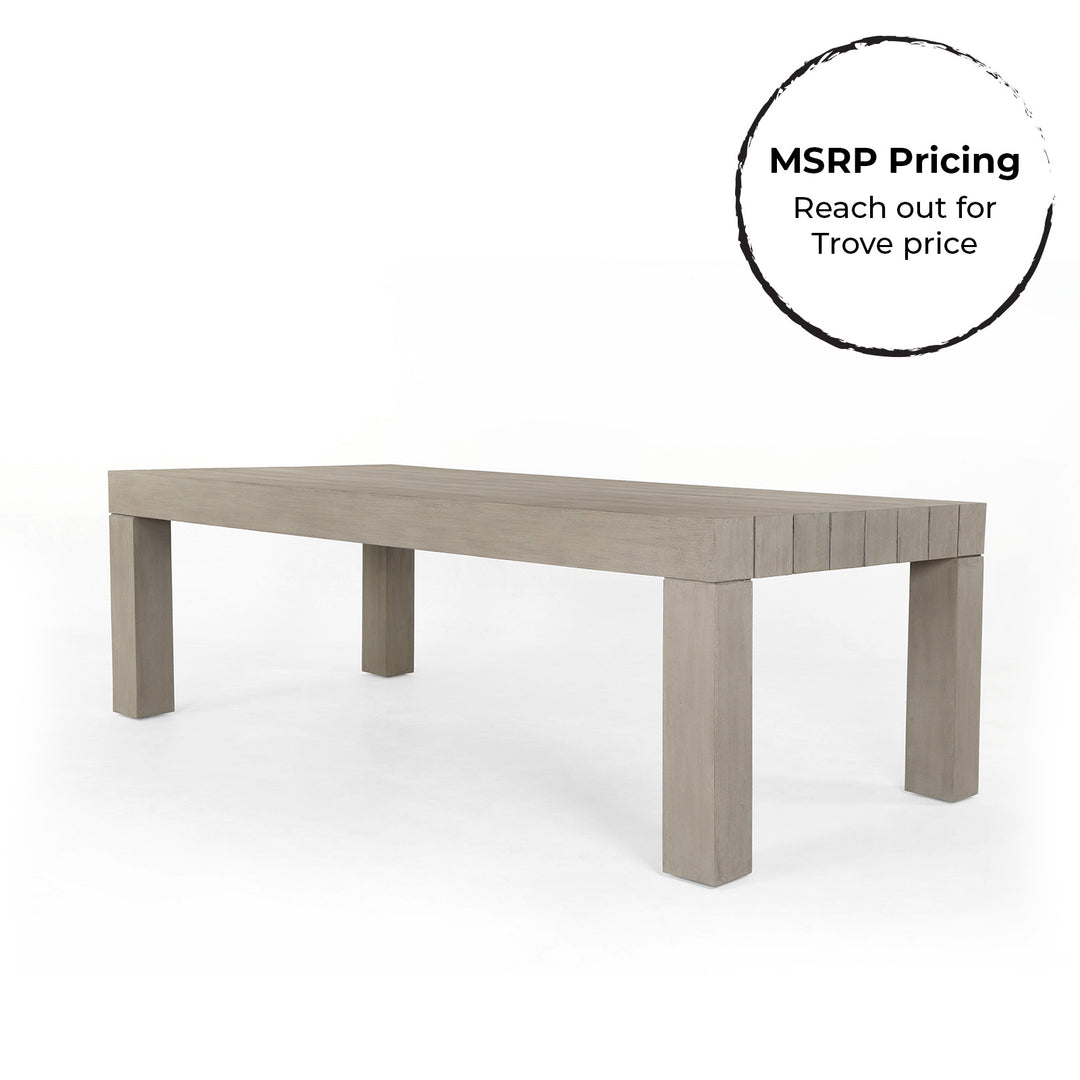 Menora 87" Outdoor Dining Table