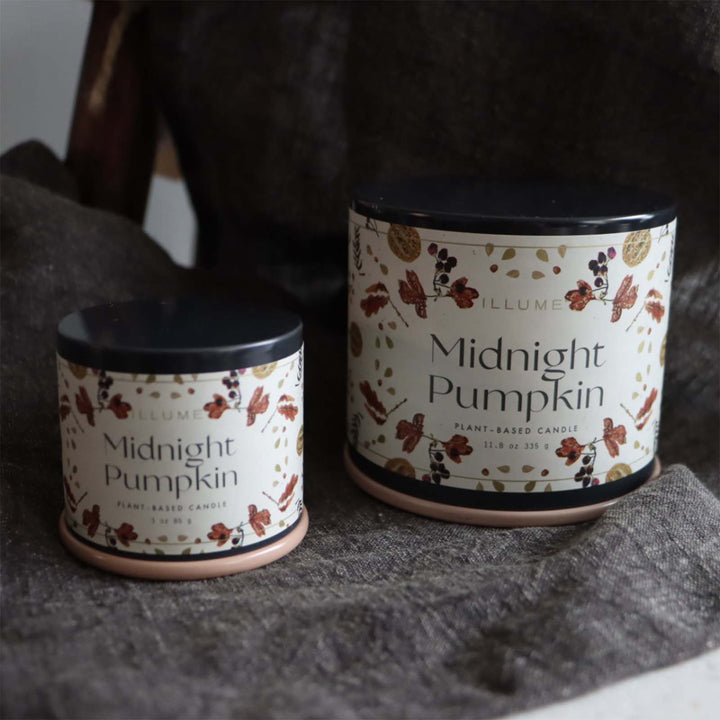 Tin Candle - Midnight Pumpkin