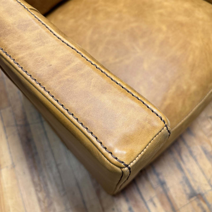 Miles Leather Swivel Chair