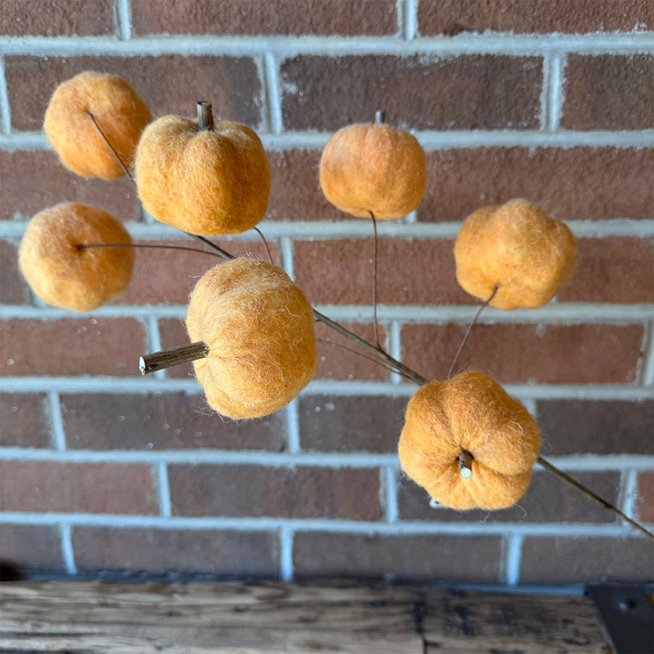 28" Felt Pumpkin - Orange