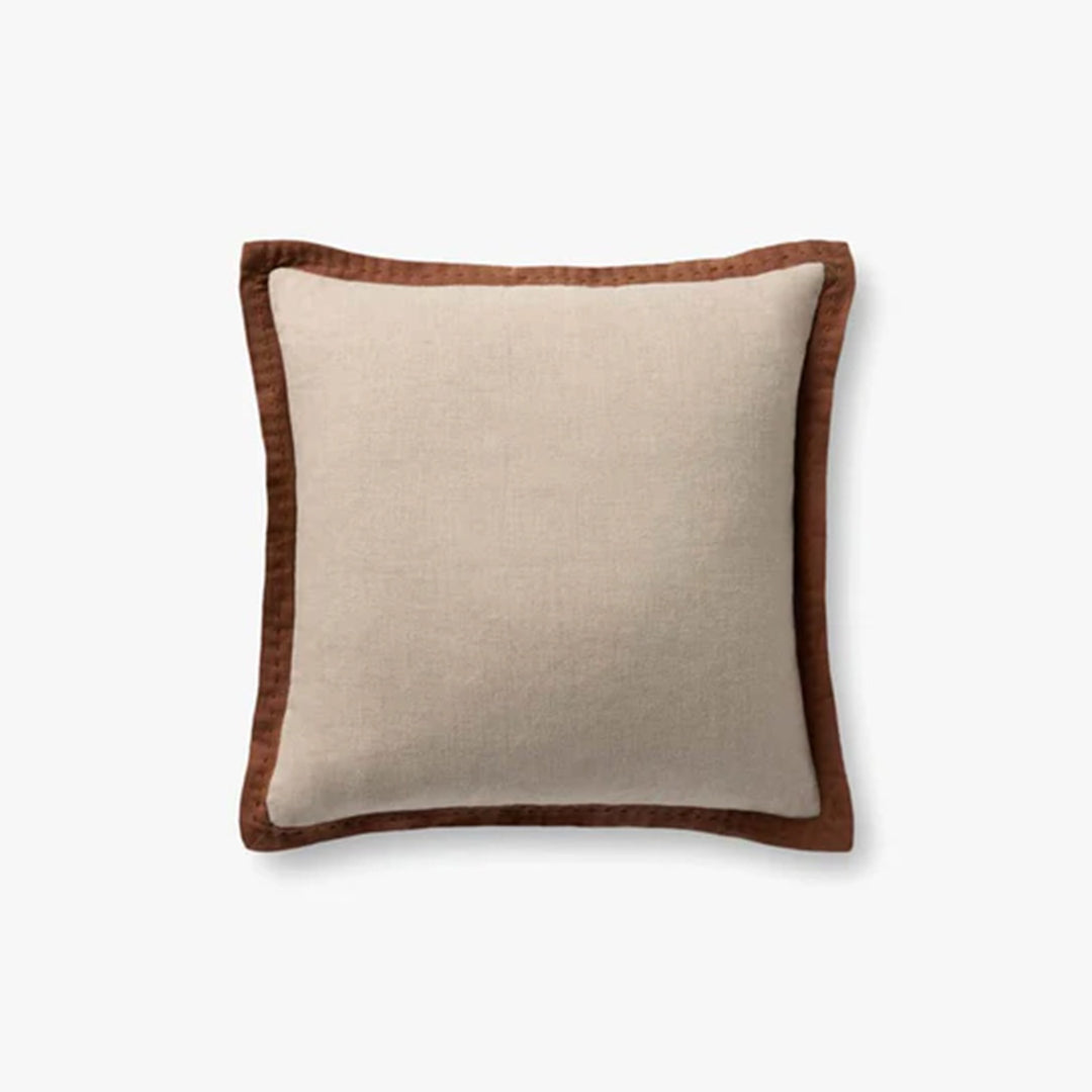 18 x 18 Pillow, Natural/Brown