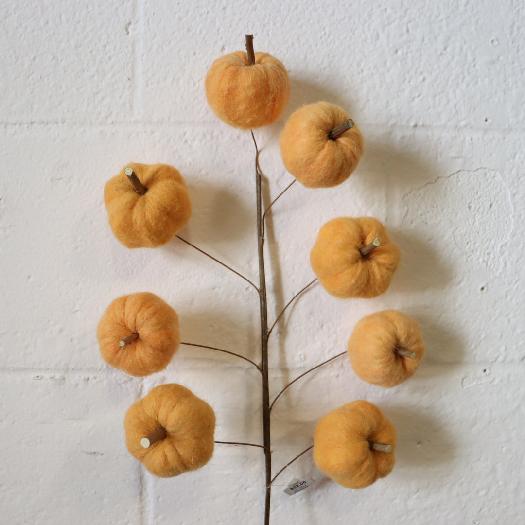 28" Felt Pumpkin - Orange