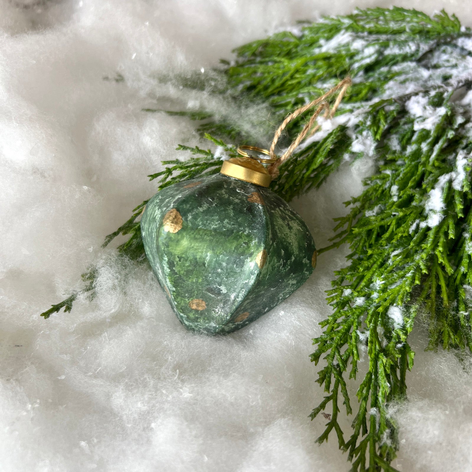 Green and Gold Ornament