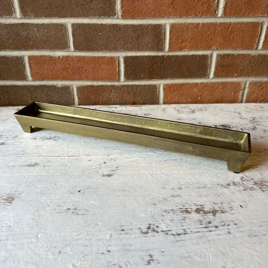 Large Footed Tray -Bronze