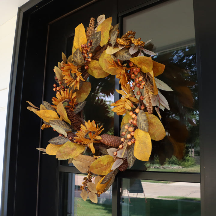 Sunflower Wreath