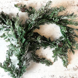 Iced Cedar Garland