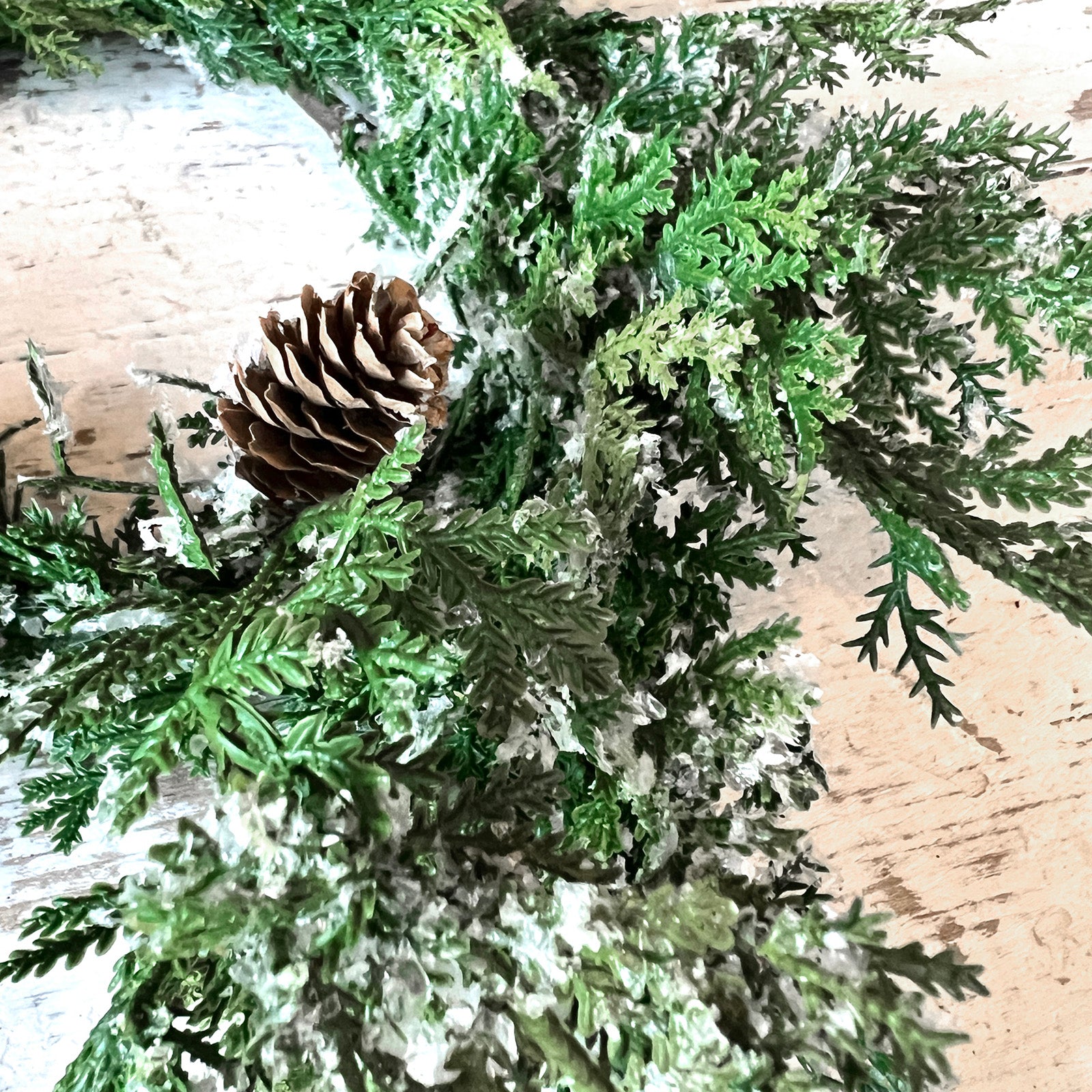 Iced Cedar Garland