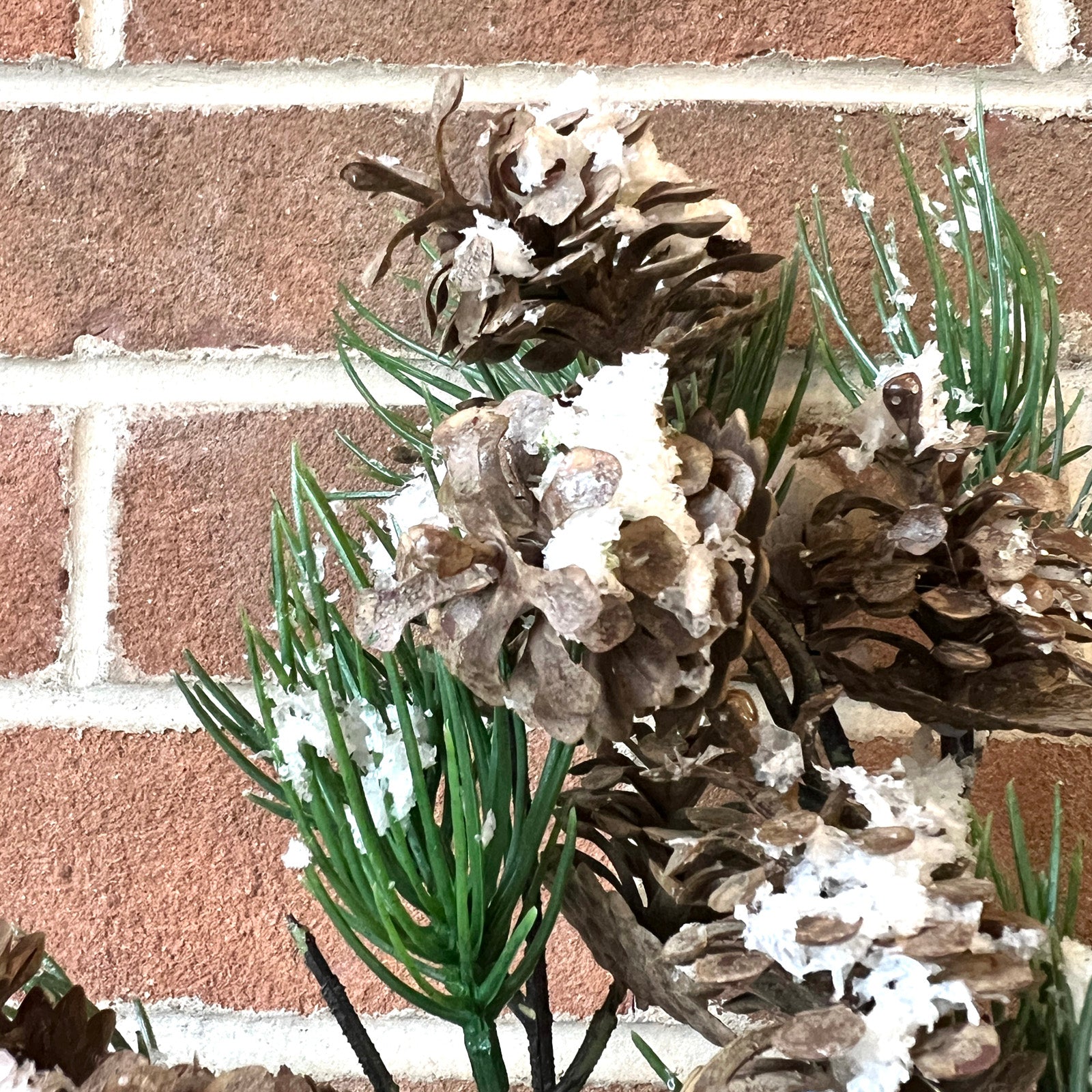 Frosted Pine Cone Spray