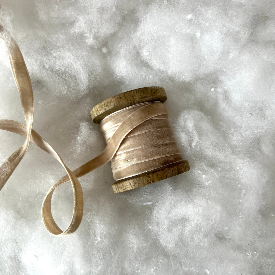 Velvet Ribbon - Ivory