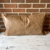 14" x 26" Leather Pillow