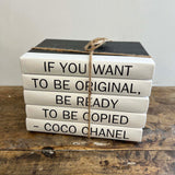 "If You Want To Be Original" Book Set