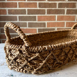 Woven Seagrass Tray w/ Handles