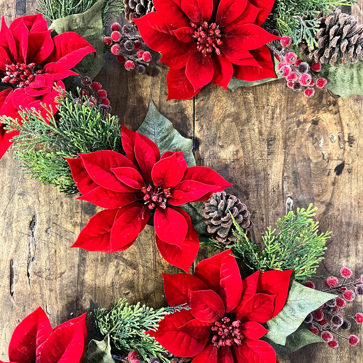 Poinsettia Garland