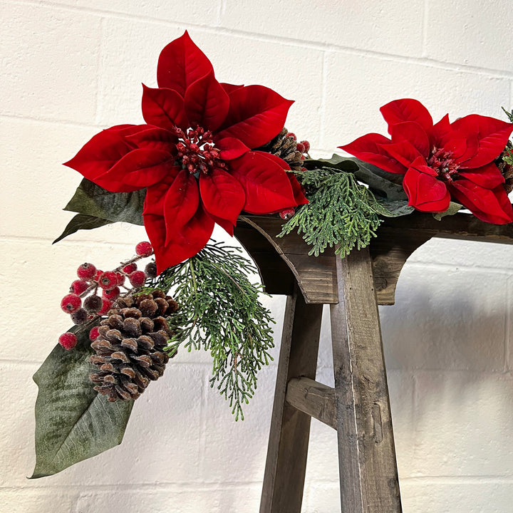 Poinsettia Garland