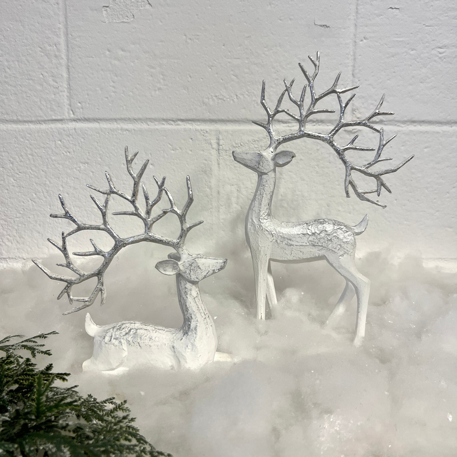 Standing Large Foil Deer