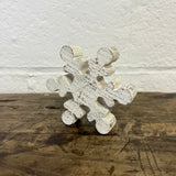 Wooden Whitewashed Snowflakes