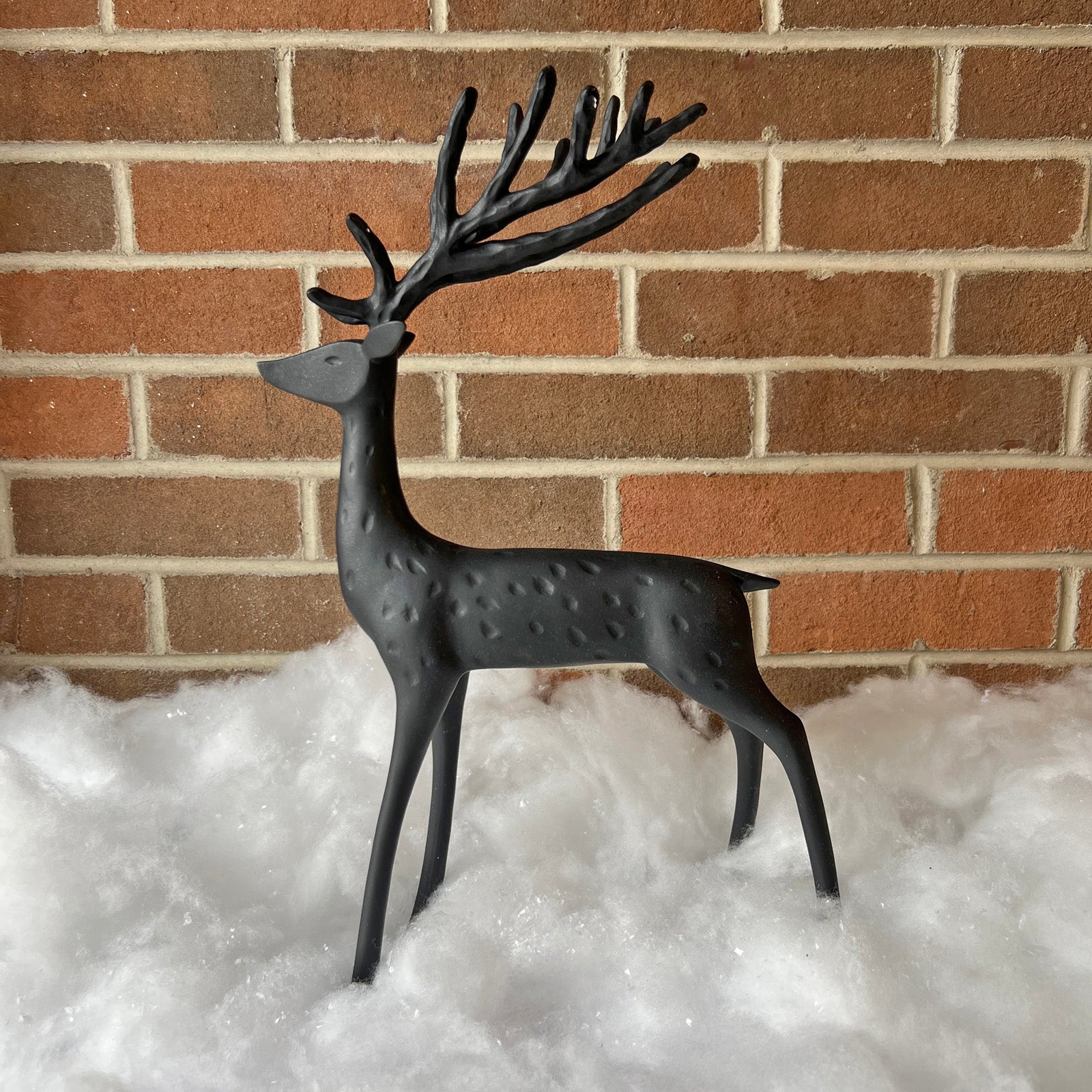 Black Resin Reindeer